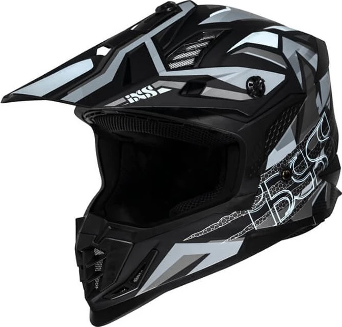 iXS 363 2.0 matt schwarz/grau/weiß