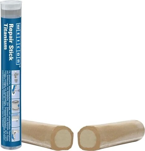 Weicon Repair Stick Titanium Reparaturknete hochtemperaturbeständig, 115g