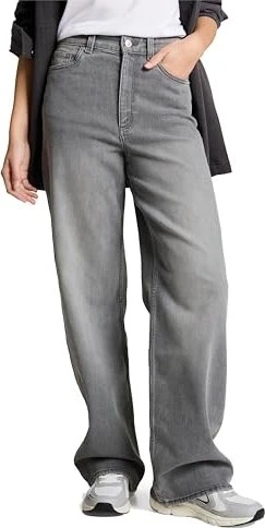 Tom Tailor Linou Wide Jeans clean light stone grey denim (Damen)