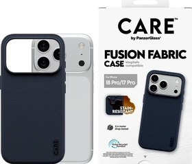 PanzerGlass Care Fusion Fabric Case w. MagSafe für Apple iPhone 18 Pro blau