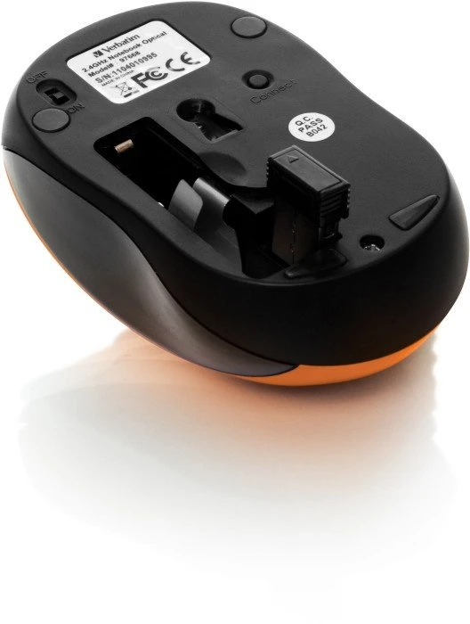 Verbatim Go Nano Wireless Mouse schwarz, USB