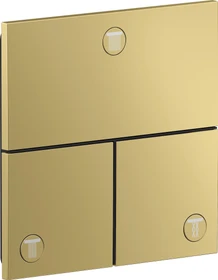 Hansgrohe Axor ShowerSelect ID eckig Kontrollfeld Ventil für 3 Verbraucher polished gold optic
