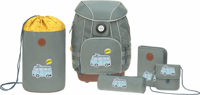 Lässig Adventure Schulrucksack-Set, 5-tlg.