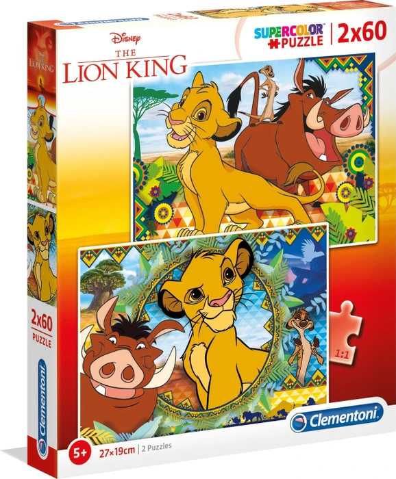 Clementoni Supercolor Disney Lion King 2x60