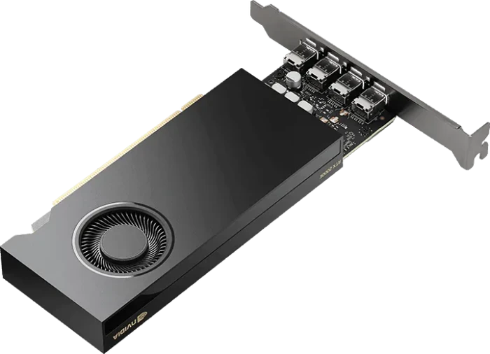PNY RTX 2000E Ada Generation (Power Limited), 16GB GDDR6, 4x mDP