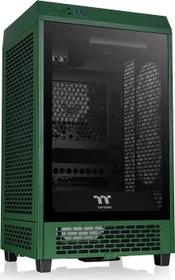 Thermaltake The Tower 200 Racing Green, grün, Glasfenster, Mini-ITX