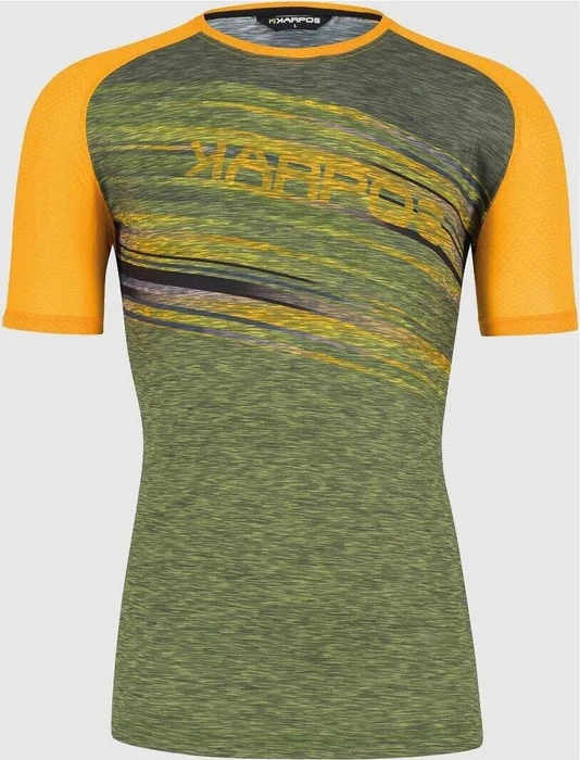 Karpos Croda Rossa Evo Funktionsshirt kurzarm cedar green/radiant (Herren)