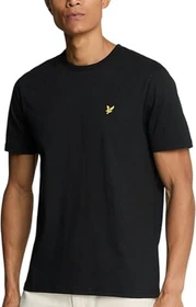 Lyle & Scott Plain T-Shirt kurzarm jet black (Herren)