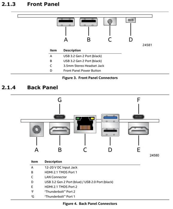 ASUS NUC 13 Pro Kit - Slim - Arena Canyon - NUC13ANKi5 / RNUC13ANKI500000I / RNUC13ANKI50000, ohne Netzkabel