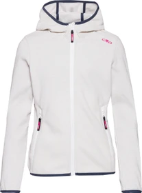 CMP Knit-Tech Meliert Fleece Jacke b.co gesso/vaniglia (Junior)