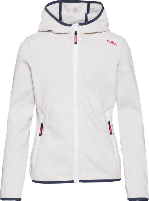 CMP Knit-Tech Meliert Fleece Jacke b.co gesso/vaniglia (Junior)