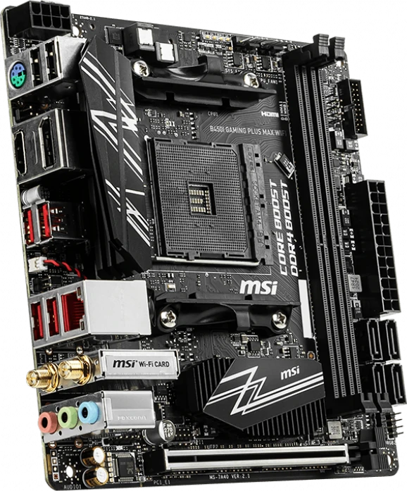 MSI B450I Gaming Plus MAX WIFI (AMD AM4)
