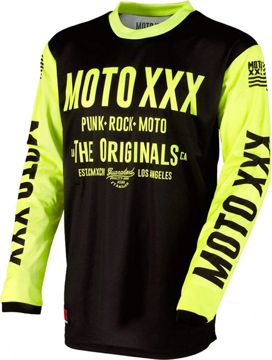 O'Neal Moto XXX Trikot langarm black/hi-viz (Herren)