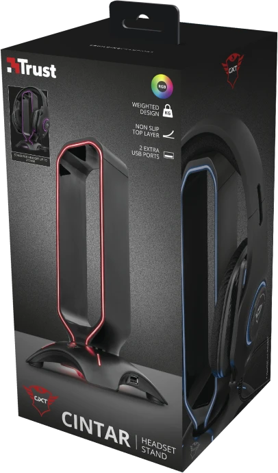 Trust Gaming GXT 265 Cintar RGB Headset Stand