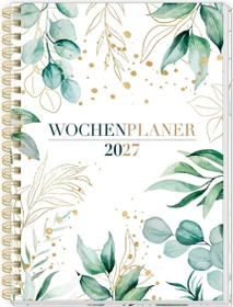 Trötsch Verlag Wochenkalender 2027, A5, Hardcover, Natur, 160 Blatt