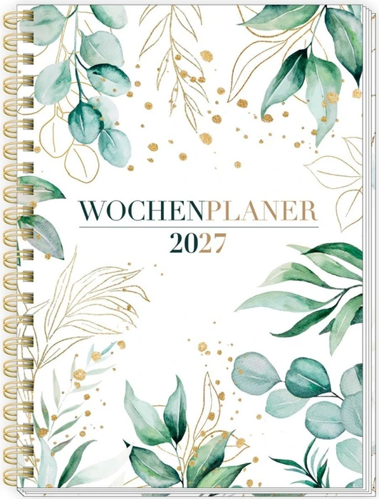 Trötsch Verlag Wochenkalender 2027, A5, Hardcover, Natur, 160 Blatt