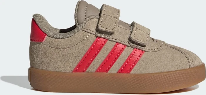 adidas VL Court 3.0 blanch cargo/pure ruby/gold metallic (Junior)