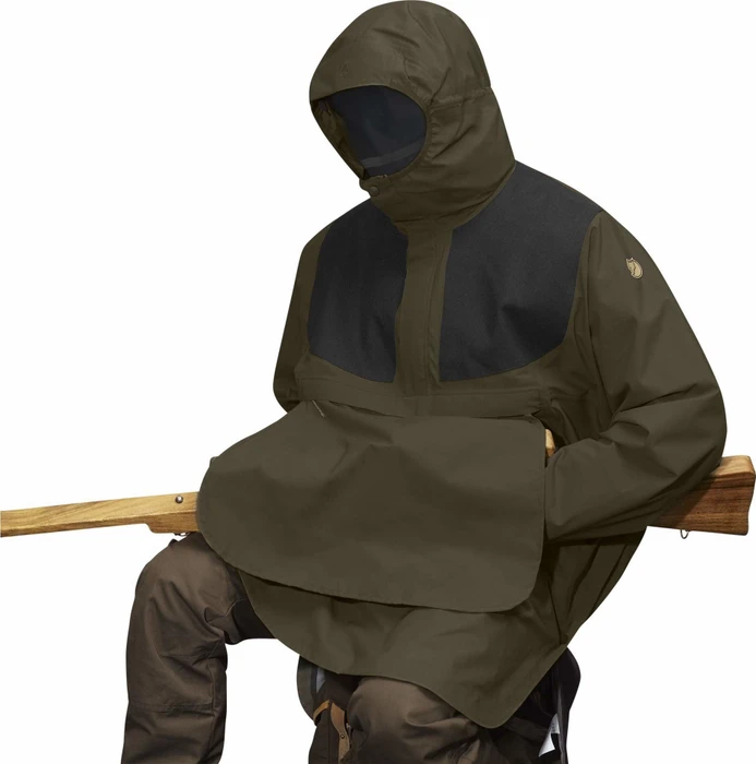 Fjällräven Lappland Eco-Shell Poncho dark olive