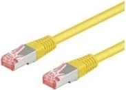 goobay Patchkabel, Cat6, S/FTP, RJ-45/RJ-45, 7.5m, gelb