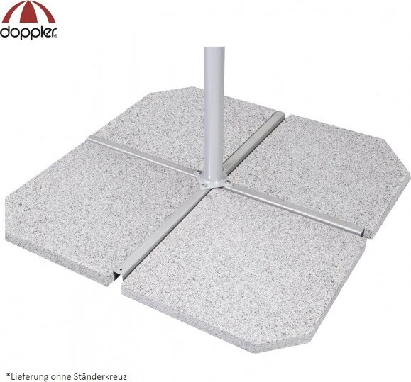 Doppler Granitplatte Sonnenschirmständer 25kg 50x50cm