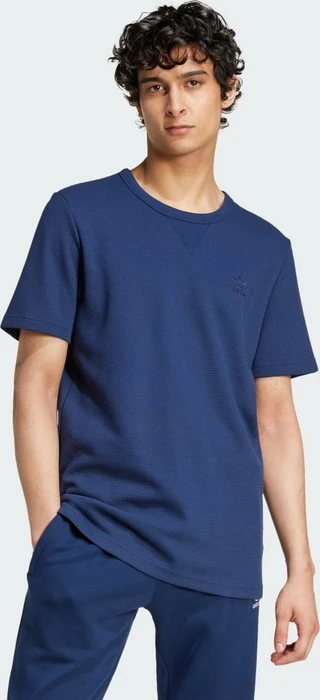 adidas Trefoil Essentials Waffle T-Shirt kurzarm night indigo (Herren)