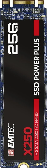Emtec X250 SSD Power Plus 256GB, M.2 2280 / B-M-Key / SATA 6Gb/s