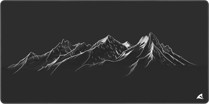 Sharkoon Skiller SGP40 D16, Mouse Mat, 1000x500mm, Mountain Line schwarz/weiß