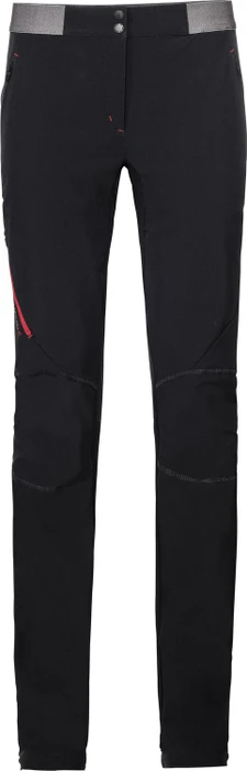 Vaude Scopi II Hose lang black/red cluster (Damen)