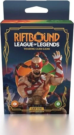 League of Legends Riftbound: Origins - Lee Sin Champion Deck Display (EN)