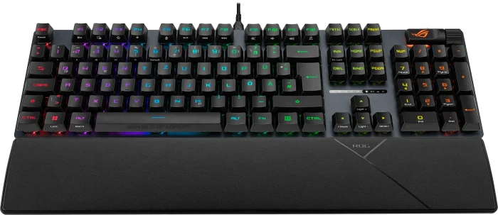 ASUS ROG Strix Scope II, PBT, LEDs RGB, ROG NX SNOW, USB, DE
