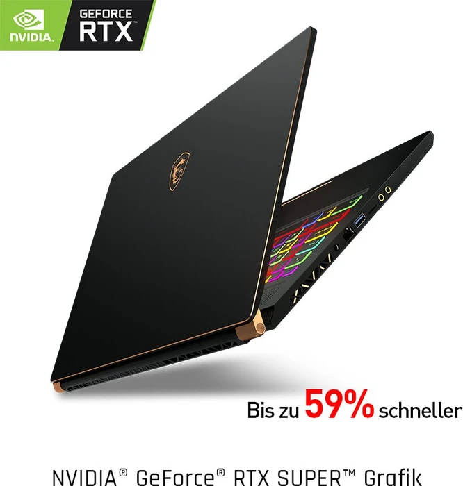 MSI GS75 Stealth 10SGS-064, Core i9-10980HK, 32GB RAM, 2TB SSD, GeForce RTX 2080 SUPER Max-Q, DE