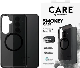 PanzerGlass Care Urban Explorer Case Smokey w. Black Qi für Samsung Galaxy S26+