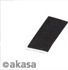 Akasa Riser Black Pro, Riser Card Cable, inkl. PCI-Slot Blende, gewinkelt, PCIe 3.0, 200mm