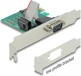 DeLOCK PCI Express auf 1x seriell RS-232, PCIe 2.0 x1 (90006)