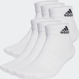 adidas Thin and Light Sportswear Ankle Socken weiß/schwarz, 6 Paare