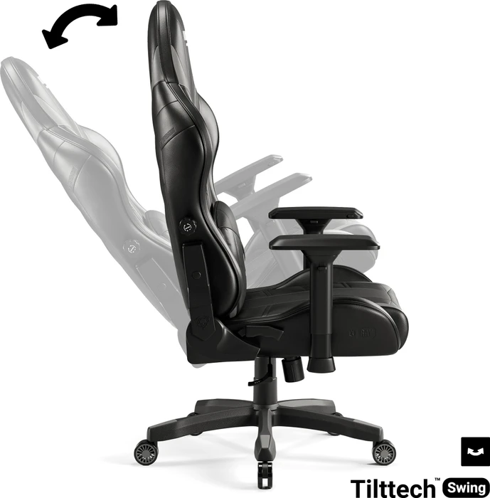 Diablo Chairs X-Ray 2.0 Normal Gamingstuhl, schwarz/grau