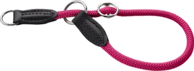 Hunter Freestyle Dressurhalsung, Hundehalsband, Zugstopper, robust, wetterfest, 50 M-L, Himbeer, Himbeer