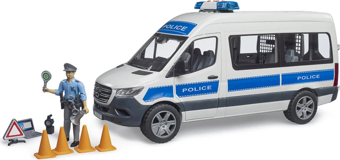 Bruder MB Sprinter Polizei Einsatzfahrzeug mit Light & Sound Modul