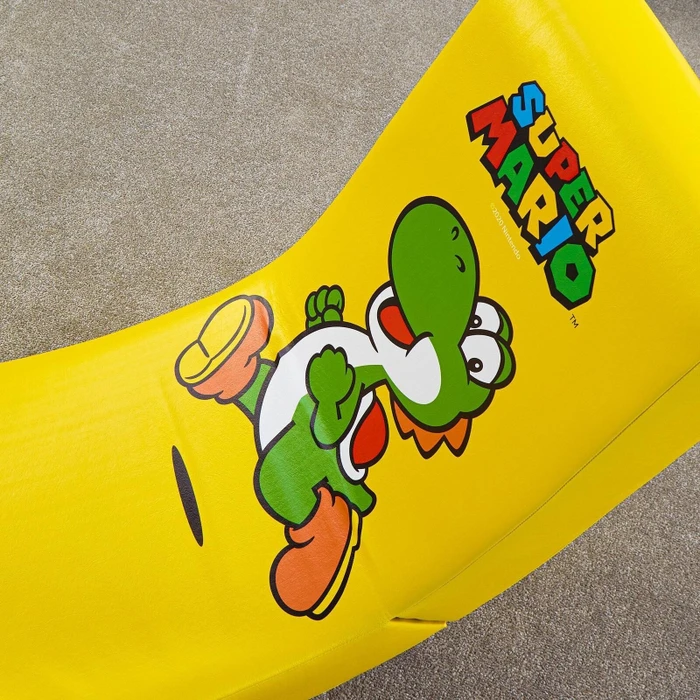 X Rocker Nintendo Super Mario Joy Collection Floor Rocker Gamingstuhl, Yoshi gelb