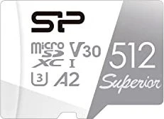 Silicon Power Superior R100/W80 512GB Kit, UHS-I U3, A2, Class 10