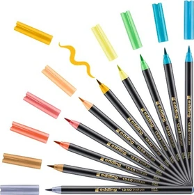 edding 1340 Pinselstift soft colors sortiert, 10er-Set