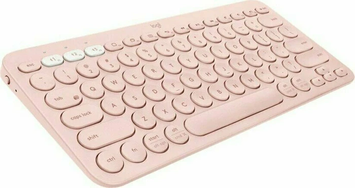 Logitech K380 Multi-Device Keyboard, Rose, Bluetooth, DE