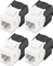 Digitus Keystone Modul RJ-45 Buchse via Verlegekabel Cat6, 4er-Pack Vorschaubild