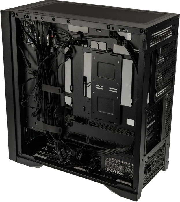 GSI SmartAssembly ARGB Mesh, schwarz, Glasfenster, 850W ATX
