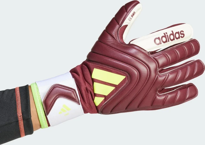 adidas Copa League Torwarthandschuhe shadow red/white/solar yellow