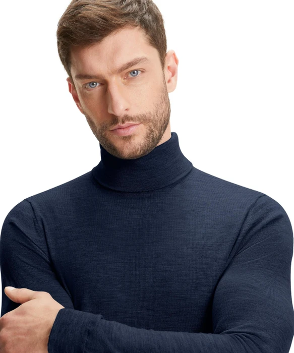 Falke Basic Apparel Rollkragen Pullover space blue (Herren)