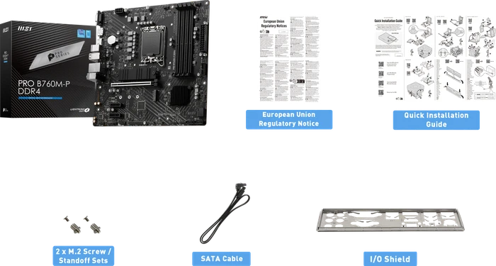MSI PRO B760M-P DDR4 (Intel 1700)
