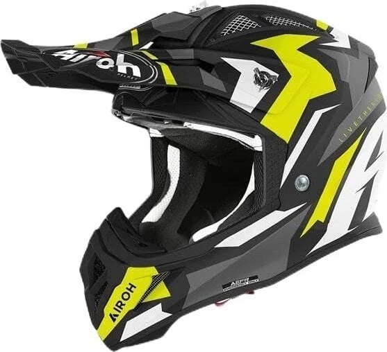 Airoh Aviator Ace Swoop matt gelb/schwarz