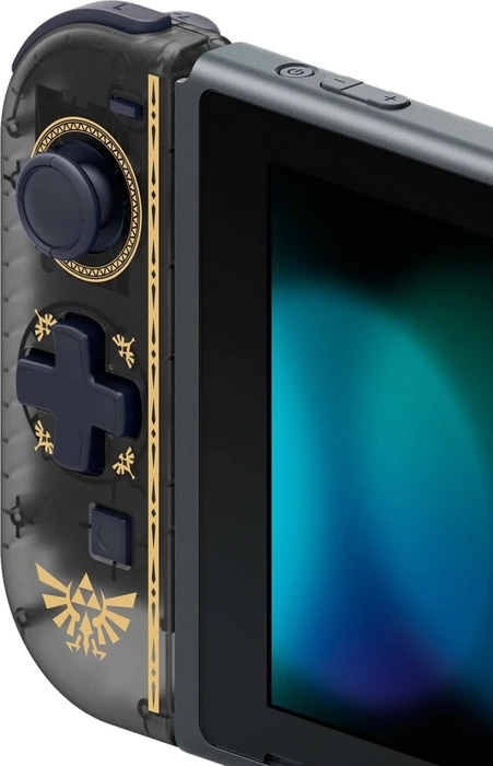Hori D-Pad Joy-Con Controller links The Legend of Zelda: Breath of the Wild schwarz/gold (Switch)