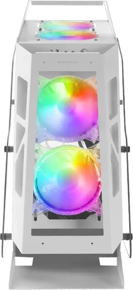 Mars Gaming MC61 White, Glasfenster